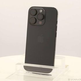 〔中古〕Apple(アップル) iPhone16 Pro 128GB ブラックチタニウム NYMV3J／A SIMフリー〔198-ud〕