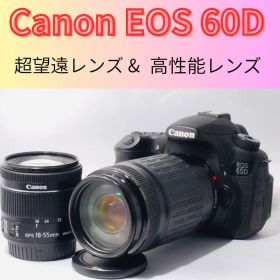 Canon EOS 60D☆すぐ使える☆一眼レフカメラ☆超望遠レンズ☆手ぶれ補正