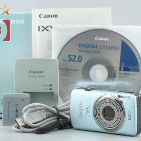 【中古】Canon キヤノン IXY Digital 930 IS ブルー コンパクトデジタルカメラ 元箱付き
