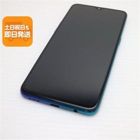 美品 OPPO Reno A 64GB ブルー スマホ 本体 白ロム 中古 あすつく 土日祝発送OK