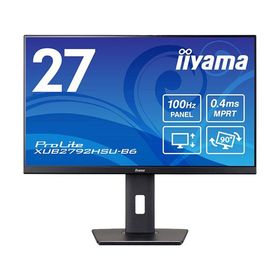 液晶ディスプレイ イーヤマ XUB2792HSU-B6 [27型液晶ディスプレイ/1920×1080/HDMI、DisplayPort/スピーカー：あり/昇降/回転]