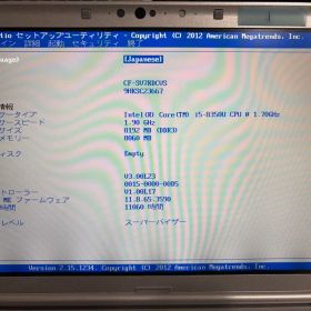Panasonic Let's Note CF-SV7RDCVS 整備済み②