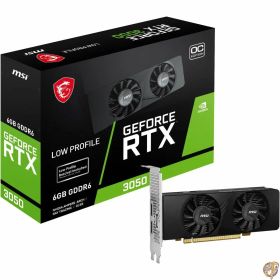 MSI GeForce RTX 3050 LP 6G OC, RTX3050LP6GOC