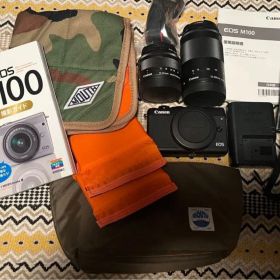 Canon EOS M100 ミラーレスカメラ Wズームキット BK
