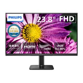 PHILIPS フィリップス 24E2N2100/11 IPSパネル採用 フルHD対応23.8型ワイド液晶ディスプレイ 5年間フル保証 ブラック
