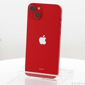 〔中古〕Apple(アップル) iPhone14 Plus 128GB プロダクトレッド MQ4F3J／A SIMフリー〔276-ud〕