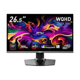 MPG 271QRX QD-OLED 26.5インチ WQHD(QHD) 2560x1440 ゲーミングモニター 360Hz 0.03ms