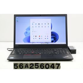 ノートパソコン Lenovo ThinkPad E580 Core i5 8250U 1.6GHz/8GB/256GB(SSD)/15.6W/FHD(1920x1080)/Win11 外装削れあり