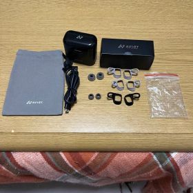 AVIOT ワイヤレスイヤホン TE-D01d ブラック 付属品付き