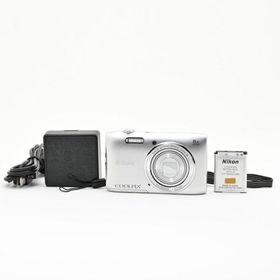 ＜良品＞ Nikon デジタルカメラ COOLPIX S3600 8倍ズーム 2005万画素 クリスタルシルバー S3600SL