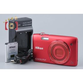 【中古】Nikon ニコン COOLPIX S3500 ラズベリーレッド コンパクトデジタルカメラ