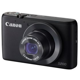 Canon PowerShot S200(ブラック 良品 動作確認済み 1ヶ月保証付 コンパクト