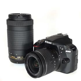 【Nikon】ニコン『D3400 ダブルズームキット ブラック』2016年9月発売 デジタル一眼レフカメラ 1週間保証【中古】
