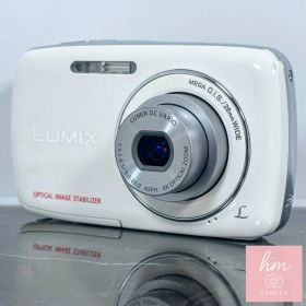 Panasonic LUMIX DMC-S1 ホワイト 1210万画素 光学4倍ズーム 広角28mm おまかせiA スリム軽量 コンパクトデジタルカメラ パナソニック ルミックス