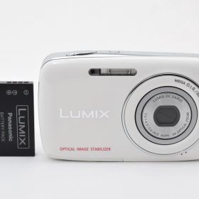 ★新品級★パナソニック Panasonic LUMIX DMC-S1 ホワイト ★ Y500 #4905