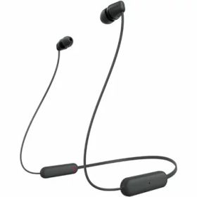 SONY ワイヤレスステレオヘッドセット ブラック WI-C100/B