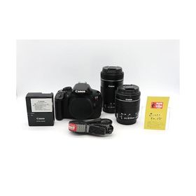 Canon デジタル一眼レフカメラ EOS Kiss X7i ダブルズームキット EF-S18-55 IS STM/EF-S55-250 IS STM付属 ブラック KISSX7I-WKIT