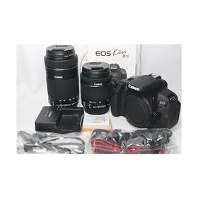 Canon デジタル一眼レフカメラ EOS Kiss X7i ダブルズームキット EF-S18-55 IS STM/EF-S55-250 IS STM付属 ブラック KISSX7I-WKIT