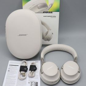 ボーナスストア+5％【美品】BOSE QuietComfort Ultra Headphones White Smoke 完全ワイヤレス ノイズキャンセリングヘッドホン ホワイトスモーク ボーズ 本体