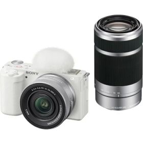 【エントリーで最大2万ポイント当たる｜6/25まで】 SONY｜ソニー VLOGCAM ZV-E10 ミラーレス一眼カメラ ホワイト ZV-E10X WQ [ズームレンズ+ズームレンズ]
