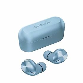 【中古】［非常に良い］テクニクス Technics ワイヤレスイヤホン EAH-AZ40M2-A モデレートブルー bluetooth ノイズキャンセリング 3台マルチポイント IPX4 LDAC対応 ハ