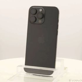 ソフマップ 〔中古品〕 iPhone16 Pro Max 1TB ブラックチタニウム MYWQ3J／A SIMフリー【198】