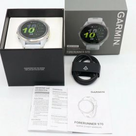 【未使用】GARMIN Forerunner 970 010-02969-51 White/Amp Yellow スマートウォッチ ガーミン フォアランナー 本体