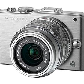 【中古】OLYMPUS ミラーレス一眼 PEN Lite E-PL3 レンズキット シルバー E-PL3 LKIT SLV