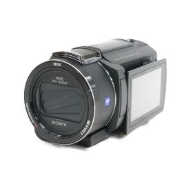 [中古] Sony デジタル4Kビデオカメラ FDR-AX45A バッテリー付属 fdr-ax45a-b ブラック [良い(B)]