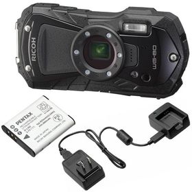 RICOH リコー RICOH WG-80（ブラック）＋バッテリー＋充電器キットセット【wg80set】