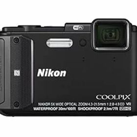 【中古】(非常に良い)Nikon デジタルカメラ COOLPIX AW130 ブラック BK