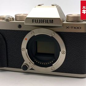 【中古】 【並品】 フジフイルム X-T100 ボディ シャンパンゴールド 【ミラーレス一眼】