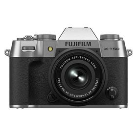 《新品》FUJIFILM (フジフイルム) X-T50 XC15-45mmレンズキット シルバー [ ミラーレス一眼カメラ | デジタル一眼カメラ | デジタルカメラ ] 【KK9N0D18P】