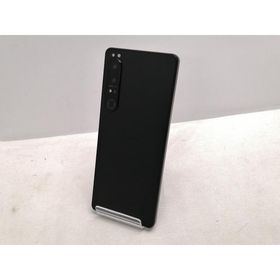 【中古】SONY au 【SIMフリー】 Xperia 1 IV ブラック 12GB 256GB SOG06【仙台駅東口】保証期間１ヶ月【ランクB】
