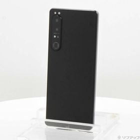 〔中古〕SONY(ソニー) Xperia 1 IV 256GB ブラック SOG06 au SIMフリー〔297-ud〕