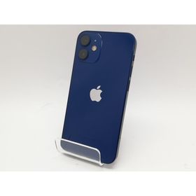 【中古】Apple au 【SIMロック解除済み】 iPhone 12 mini 128GB ブルー MGDP3J/A【府中ル・シーニュ】保証期間１ヶ月【ランクB】