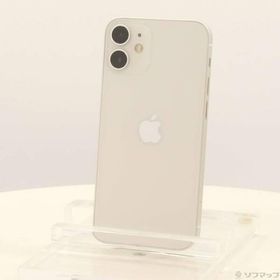 〔中古〕Apple(アップル) iPhone12 mini 128GB ホワイト MGDM3J／A SIMフリー〔247-ud〕