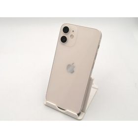 【中古】Apple 国内版 【SIMフリー】 iPhone 12 mini 128GB ホワイト MGDM3J/A【ECセンター】保証期間１ヶ月【ランクB】