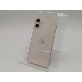 【中古】Apple au 【SIMロック解除済み】 iPhone 12 mini 128GB ホワイト MGDM3J/A【大阪本店】保証期間１ヶ月【ランクC】