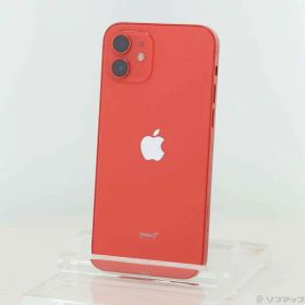 【中古】Apple(アップル) iPhone12 64GB プロダクトレッド MGHQ3J／A SIMフリー 【349-ud】