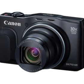 Canon デジタルカメラ PowerShot SX710 HS ブラック 光学30倍ズーム PSSX710HS(BK)(中古品)