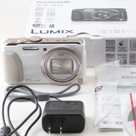 パナソニック デジタルカメラ ルミックス TZ40 光学20倍 ホワイト DMC-TZ40-W(中古品)