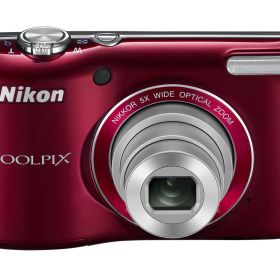 Nikon デジタルカメラ COOLPIX (クールピクス) L26 レッド L26RD(中古品)