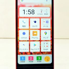 白ロム au SIMフリー SHARP BASIO active 64GB Android12 レッド SHG09 初期化済 【m030584】【中古】【K20260409】
