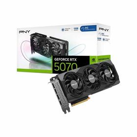 PNY GeFORCE RTX 5070 12GB Overclocked TripleFan グラフィックボード｜VCG507012TFXPB1-O