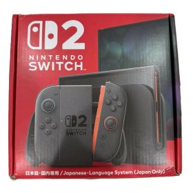 【中古】(検品のため、開封済み一回動作確認しています,外箱傷みあり)任天堂 Nintendo switch2 日本語・国内専用 BEE-S-KB6CA ゲーム機本体