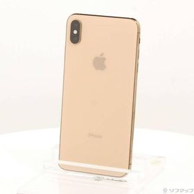 〔中古〕Apple(アップル) iPhoneXS Max 64GB ゴールド NT6T2J／A SIMフリー〔269-ud〕
