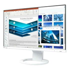 EIZO エイゾ EV2480-ZWT 23.8型 FlexScan 液晶 1920×1080 スピーカー搭載 DisplayPort HDMI USB タイプC ホワイト系