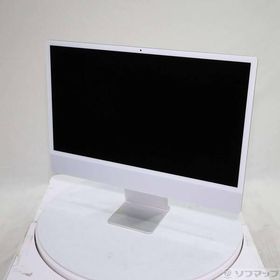 〔中古〕Apple(アップル) iMac 24-inch Mid-2021 MGTF3J／A Apple M1 8コアCPU_7コアGPU 8GB SSD256GB シルバー 〔14.8 Sonoma〕〔258-ud〕