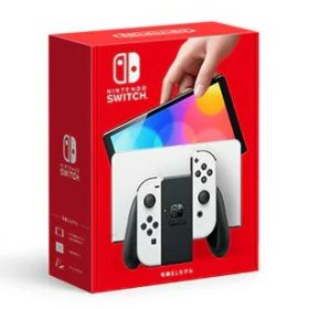 ＜新品＞＜お一人さま1個限り＞同梱不可 任天堂 Nintendo Switch ニンテンドースイッチ 有機ELモデル Joy-Con(L)/(R) ホワイト HEG-S-KAAAA